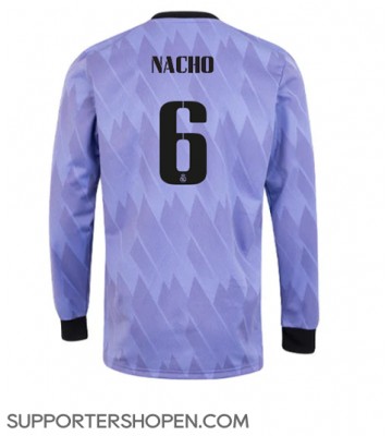 Real Madrid Nacho #6 Borta Matchtröja 2022-23 Långärmad
